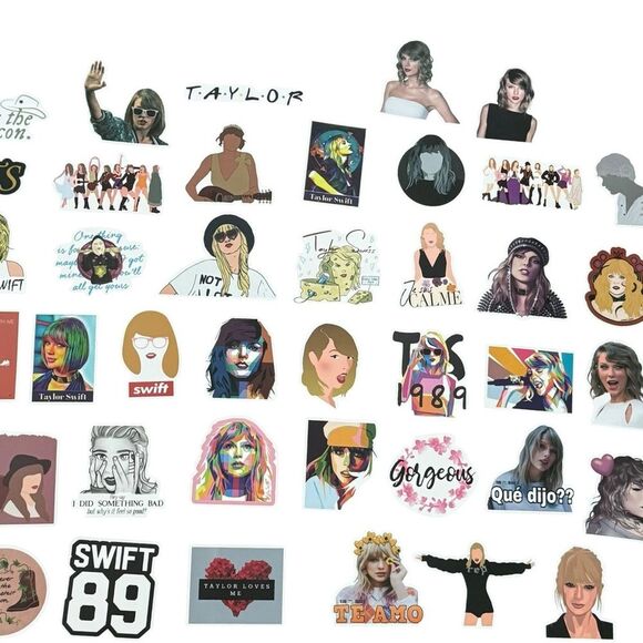 Taylor Swift Assorted Stickers. Junk Journal Collage Scrapbooking. - Picture 3 of 14